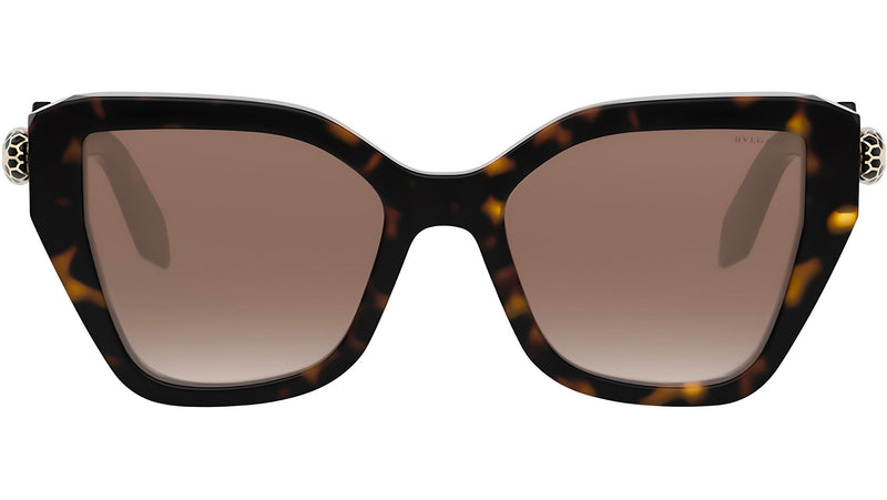 Serpenti Havana Butterfly Sunglasses