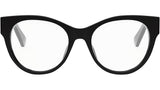Tubogas Shiny Black Pantos Eyeglasses