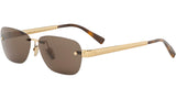 Tubogas Gold Oval Sunglasses