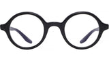Nattie Black Round Eyeglasses