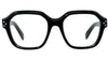 CELINE 3 Dots Black Geometric Eyeglasses - 52-19-140