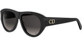 DiorGlow A1I Black Pilot Sunglasses