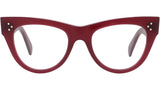 3 Dots Red Cat Eye Eyeglasses