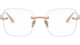 Serpenti High End Rose Gold Geometric Eyeglasses