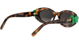 Dior Clover B1I Havana Oval Sunglasses
