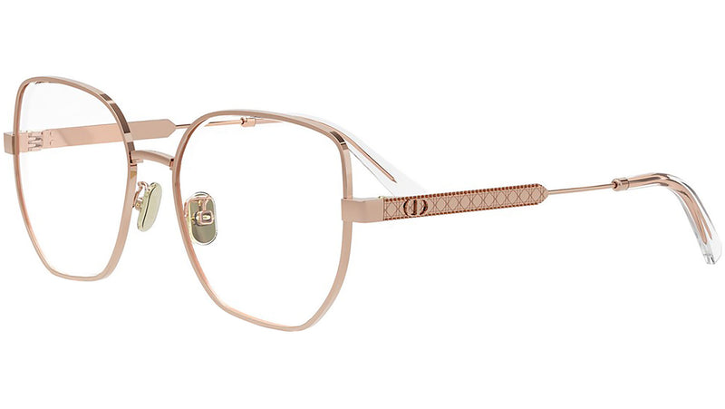 DiorCannageO B2U Rose Gold Butterfly Eyeglasses