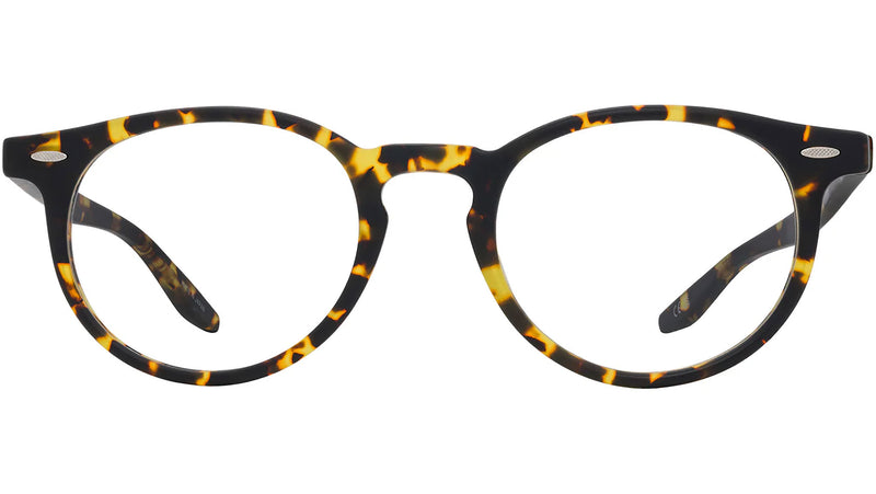 Banks Yellow Tort Round Eyeglasses