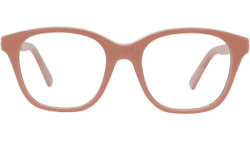 30MontaigneMiniO SI Pink Squared Eyeglasses