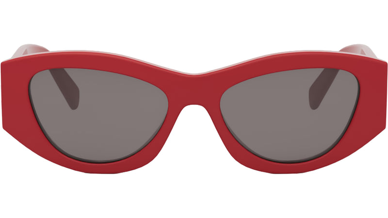 Triomphe Red Geometric Sunglasses