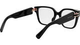 B.zero1 Shiny Black Square Eyeglasses