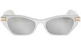 CDior B3U Silver Butterfly Sunglasses