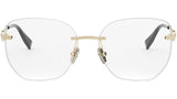 Bvlgari Bvlgari Yellow Geometric Eyeglasses