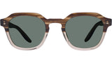Tucker Brown Geometric Sunglasses