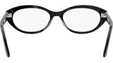 DiorGlowO B1I Black Oval Eyeglasses