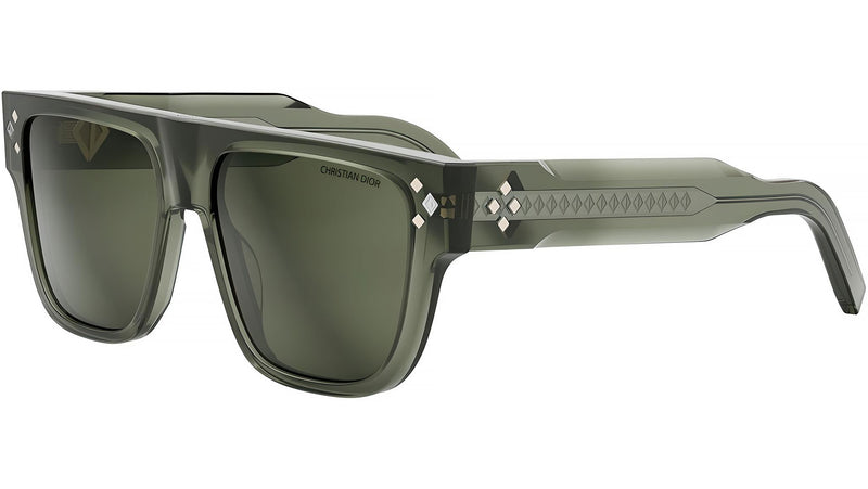 CD Diamond S6I Green Square Sunglasses