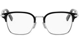 DiorBlackSuitO 24U Shiny Black Browline Eyeglasses