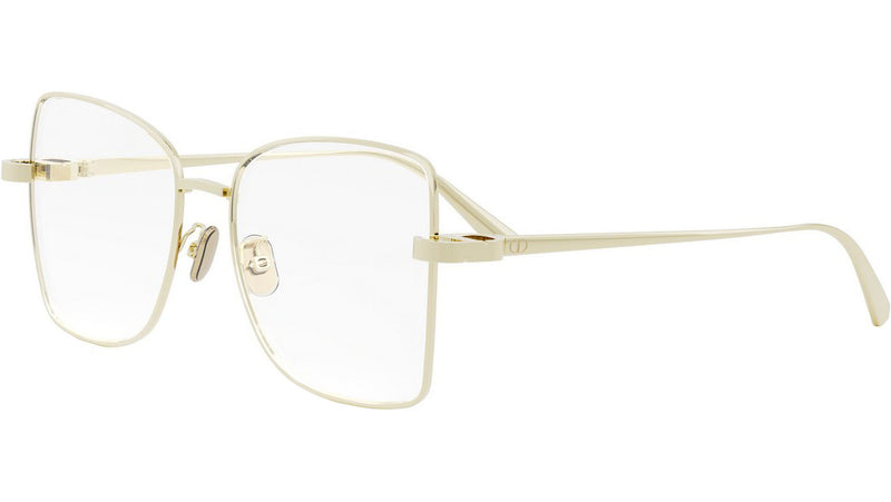 CDiorO B1F Light Gold Butterfly Eyeglasses