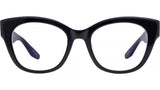 Lucretia Black Square Eyeglasses