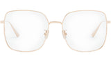 GemDiorO SU Gold Geometric Eyeglasses