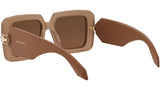 Snakes Brown Geometric Sunglasses