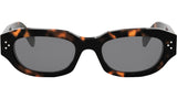 3 Dots Tortoise Geometric Sunglasses