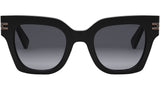 B.zero1 Black Geometric Sunglasses