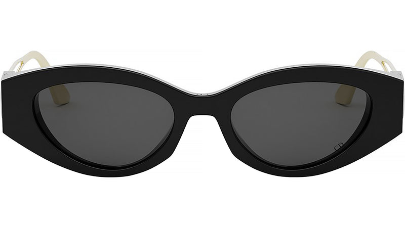 30Montaigne B6I Shiny Black Cat Eye Sunglasses