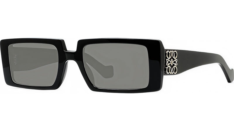 Anagram Black Rectangular Sunglasses