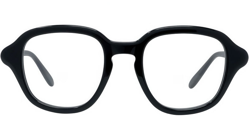 Slim Black Square Eyeglasses