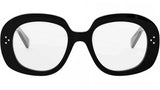 CELINE 3 Dots Black Round Eyeglasses