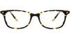 Cassady Havana Rectangular Eyeglasses - 47-17-140