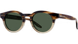 Oxford Brown Round Sunglasses