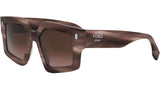 Fendi Roma Brown Geometric Sunglasses