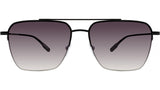 Armstrong Black Pilot Sunglasses