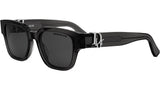 Dior Oblique 1I Shiny Black Squared Sunglasses