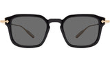Nolan Black Geometric Sunglasses