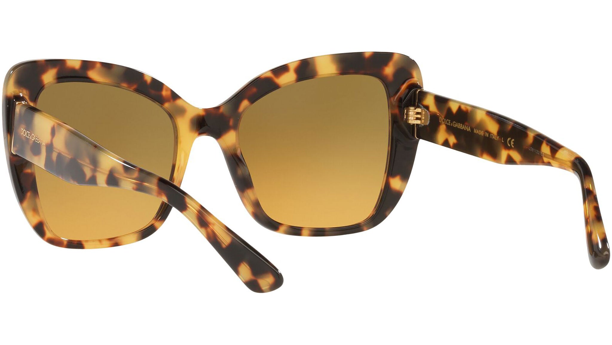 Dolce&Gabbana Butterfly Sunglasses DG4348 512/18 Dolce&Gabbana DG4348 M (54 - 20) with Grey lenses and Black  main image 3