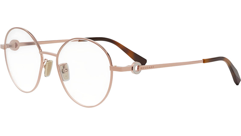 Bvlgari Bvlgari Rose Gold Round Eyeglasses