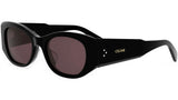 CELINE 3 Dots Black Rectangular Sunglasses