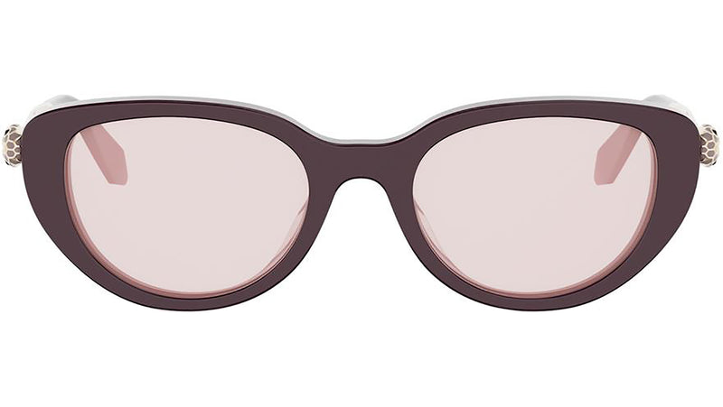 Serpenti Forever Purple Oval Sunglasses