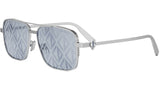 CD Diamond S9U Silver Geometric Sunglasses