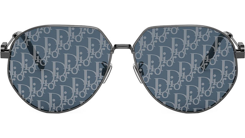 CD Link 1U Shiny Black Pilot Sunglasses