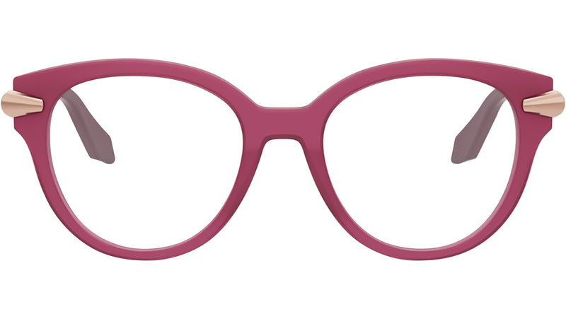 Serpenti Viper Fuchsia Round Eyeglasses