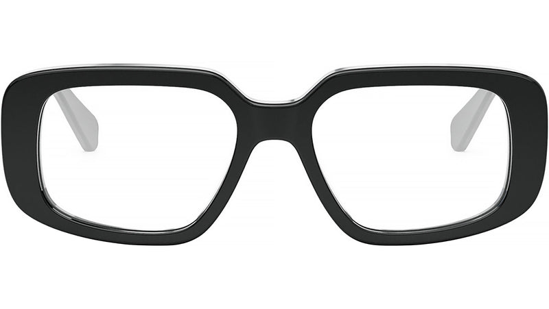 CELINE 3 Dots Black Rectangular Eyeglasses