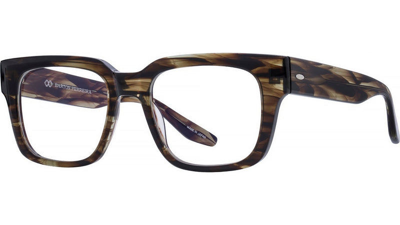 Zander Brown Square Eyeglasses