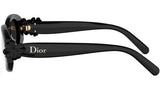 Dior Clover B1I Black Oval Sunglasses