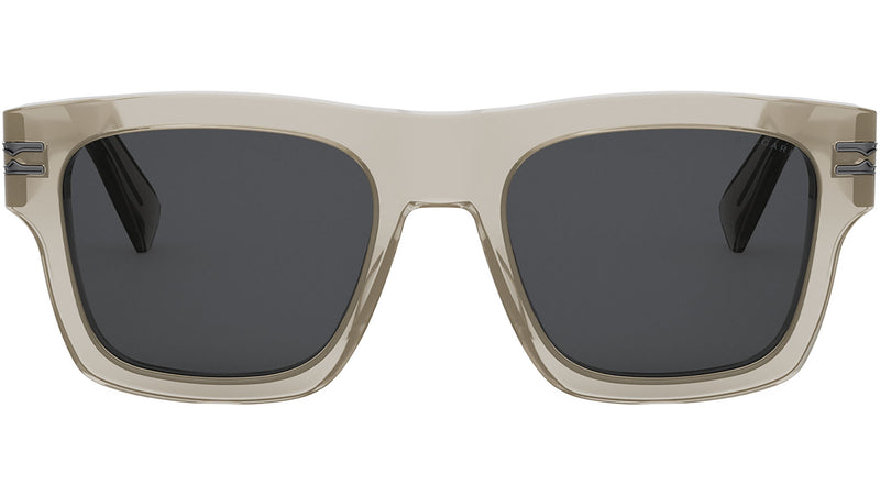 B.zero1 Brown Geometric Sunglasses