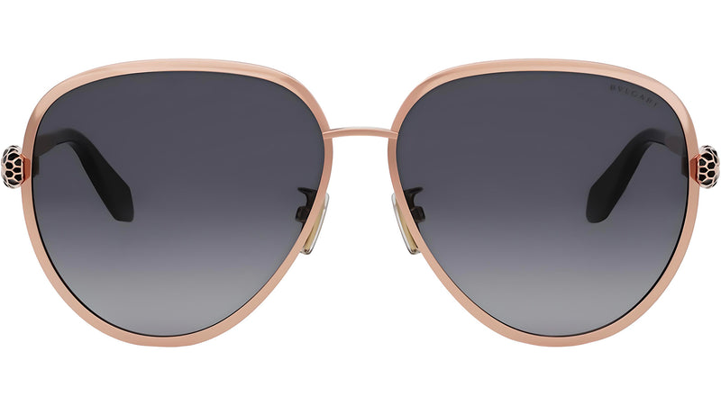 Serpenti Forever Rose Gold Pilot Sunglasses