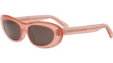 3 Dots Orange Cat Eye Sunglasses