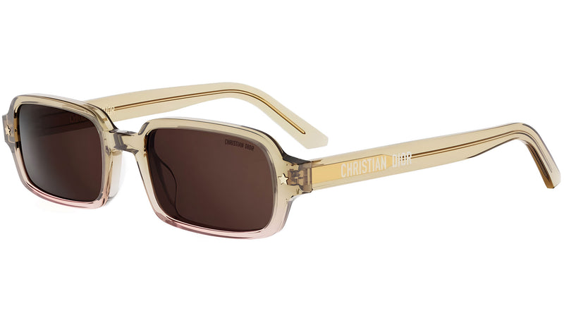 DiorPacific S3I Yellow Rectangular Sunglasses